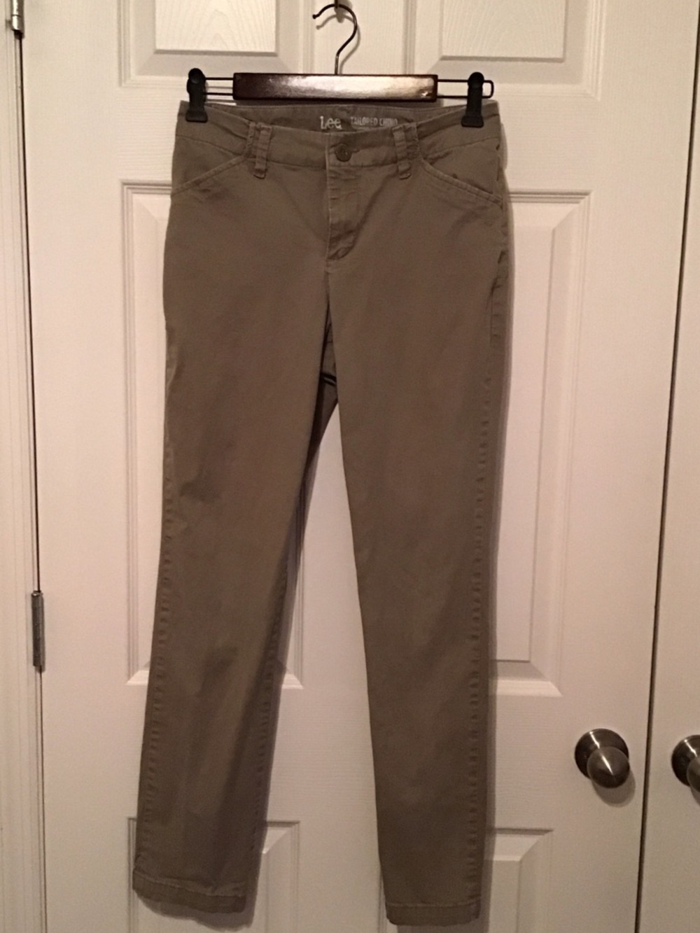 Lee Straight Khaki Pants - Olive Green